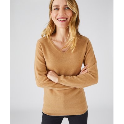 Pull col V en pur cachemire DAMART