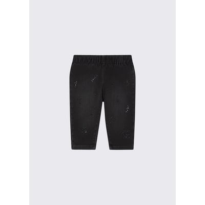 Pantalon denim fleece avec strass LIU JO