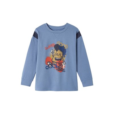 Tee-shirt motif mascotte graffitis VERTBAUDET