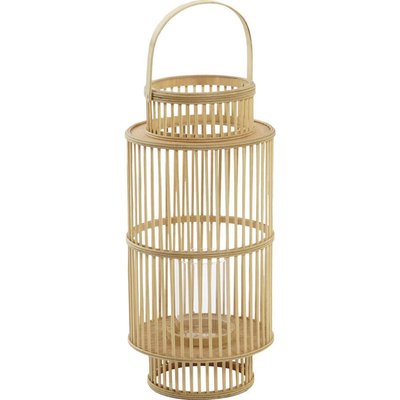 Photophore bambou et verre ambiance chaleureuse naturelle RECOLLECTION