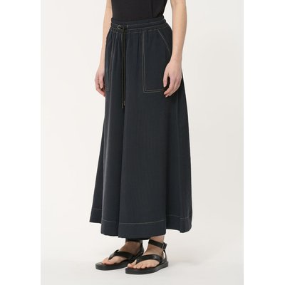 Pantalon jupe culotte noir taille haute HUMILITY