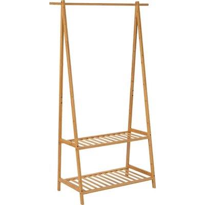 Portant à vêtements en bambou naturel élégant et pratique RECOLLECTION