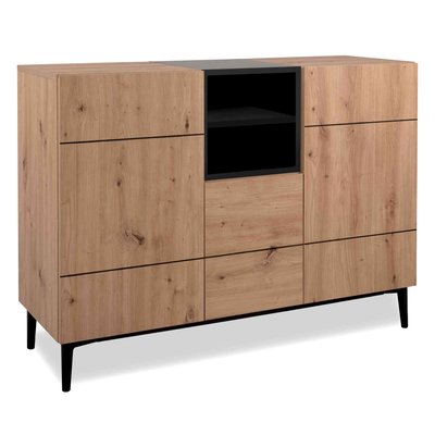 Commode 1 niche 3 portes TERRE DE NUIT