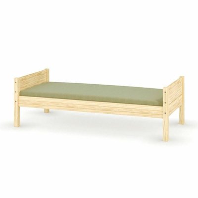 Pack lit avec matelas Bois massif  LOUW AKITEN RETAIL