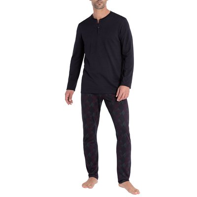 Pyjama manche longue en coton et modal KURISO IMPETUS