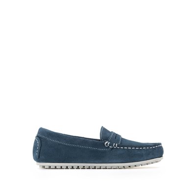 Mocassins en croûte de cuir LA REDOUTE COLLECTIONS