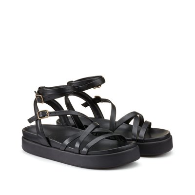 Chana Leather Strappy Sandals BA&SH
