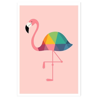 Affiche  flamingo so girly HEXOA