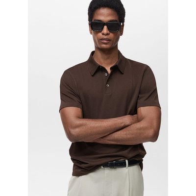 Polo slim-fit piqué de coton MANGO MAN
