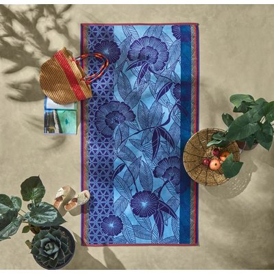 Serviette de plage 530 g/m², ORINOCO LE JACQUARD FRANCAIS