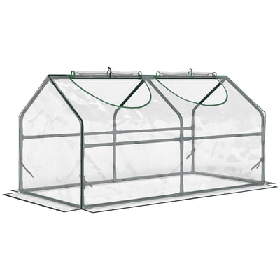 Mini-serre PVC Transparent OUTSUNNY