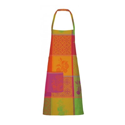 Tablier pur coton enduit imperméable MILLE TUTTI FRUTTI GARNIER-THIEBAUT