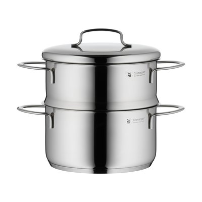 Marmitte Légumes + Couvercle + Insert Vapeur Mini Acier Inoxydable 16cm WMF