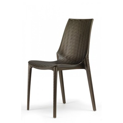 Chaise tressée style rotin design - LUCREZIA SCAB DESIGN