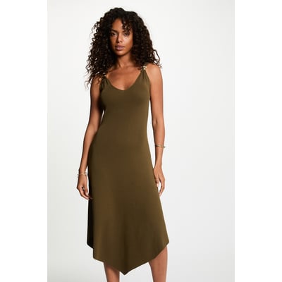 Robe tricot col v MORGAN