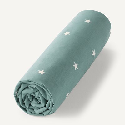 Stella Star 100% Organic Cotton Percale 400 Thread Count Fitted Sheet AM.PM