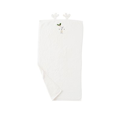 Serviette de toilette coton XMASFUL CARRE BLANC