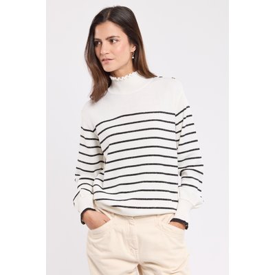 Pull rayé Noa - laine mérinos TERRE & MER