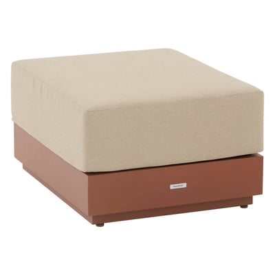 Pouf de jardin en aluminium ALLURE HESPERIDE