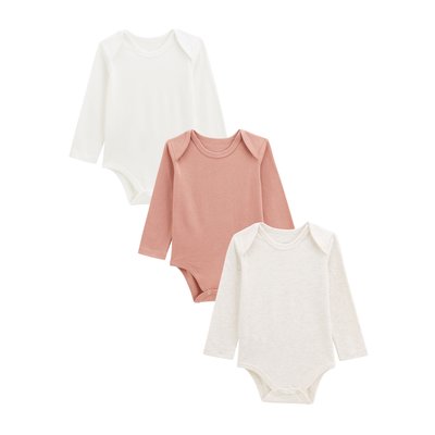 Lot de 3 bodies bébé manches longues PETIT BEGUIN
