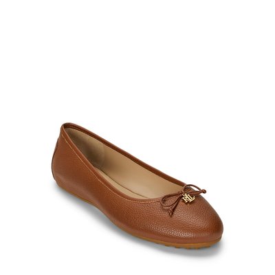 Балетки из кожи на плоской подошве JAYNA / ДЖАЙНА LAUREN RALPH LAUREN