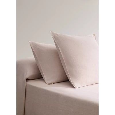 Deux taies d’oreiller 100 % lin mélangé 60x60 cm MANGO HOME