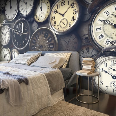 Papier peint intissé panoramique Vintage et Retro Chronometers EDEN