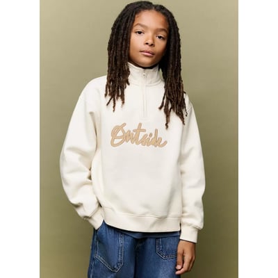 Sweat-shirt détail brodé MANGO KIDS