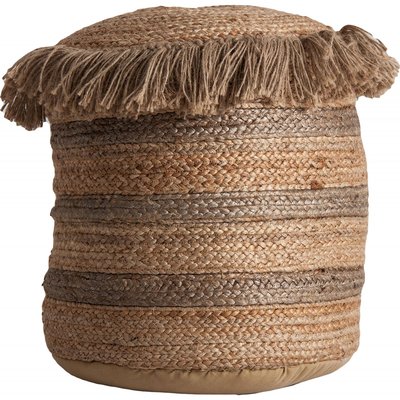 Pouf en jute rond, Tassarolo RECOLLECTION
