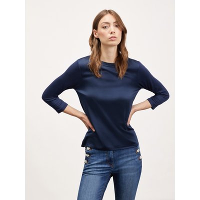 T-shirt basic bimatre en 97% viscose et 3% élasthanne. Deuxième tissu : 100% polyester. MOTIVI