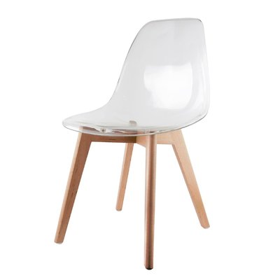 Chaise scandinave transparente - H.86 cm THE HOME DECO FACTORY
