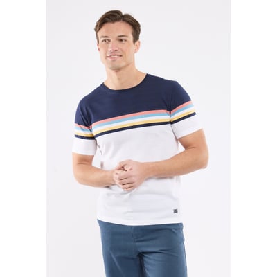 T-shirt rayé en coton ARMOR-LUX