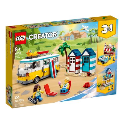 Creator 3 en 1 Camping-car à la plage LEGO