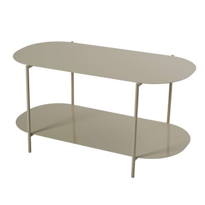 Table basse 2 plateaux avec bords arrondis L100 cm - LIV CALICOSY