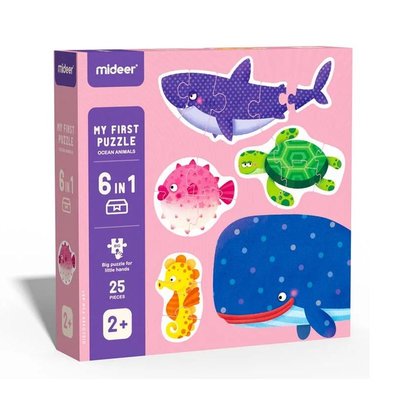 Mon 1er puzzle animaux de l'océan MIDEER