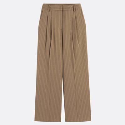 Calças largas às riscas, Signature SIMEO LA REDOUTE COLLECTIONS