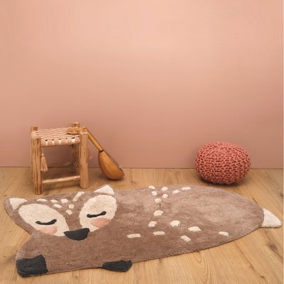 Tapis enfant coton faon LITTLE DEER NATTIOT