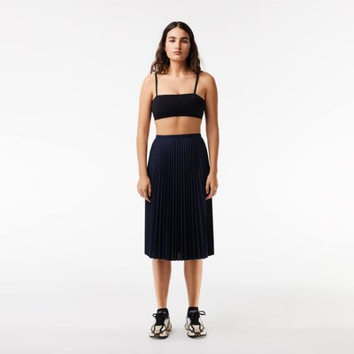 Jupe plissée fluide taille élastiquée LACOSTE