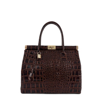 Sac à main en cuir à motif crocodile TROCADERO CROCO OH MY BAG