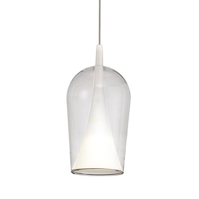Suspension verre transparent Elsa MILLUMINE