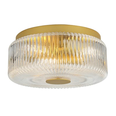 Petit luminaire verre et métal doré - PAOLINA KOSILUM