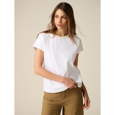 T-shirt avec détail paillettes OLTRE