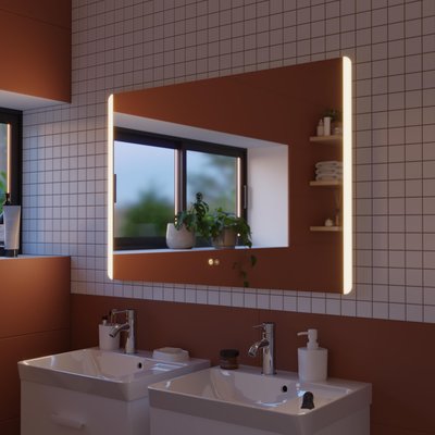 Miroir avec lumières intégrées en verre EASY SENSEA