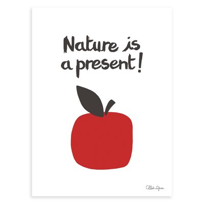 Affiche la pomme MOKA & POM LILIPINSO