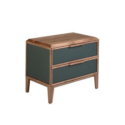 Table de chevet en pvc et noyer ANGEL CERDA