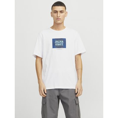 T-Shirt mit Aufdruck, runder Ausschnitt JACK & JONES