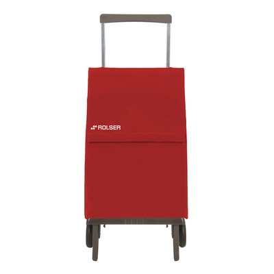 PLEGAMATIC MF - Chariot de course pliable 2 roues, rouge dynamique et pratique, idéal pour un transport rapide - Rouge ROLSER