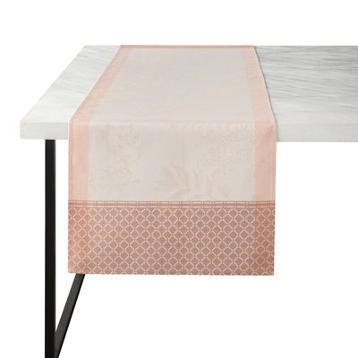 Chemin de table en Coton, JARDIN D'EDEN LE JACQUARD FRANCAIS