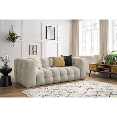 Canapé droit fixe 3 places en tissu, CLOUD BOBOCHIC