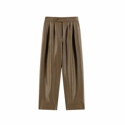 Penelope Straight Trousers with Pleats LEON & HARPER